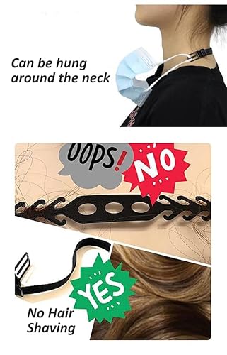 Adjustable Ear Strap Saver Extenders [5 Pack] Extender Holder Comfortable Ear Cord Extension Buckle Hook Band Clip For Adults/Kids Avoiding Pain #TOP4