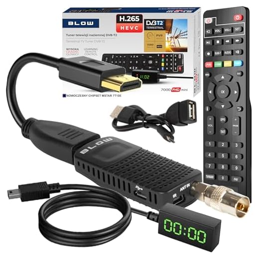 Tuner DVB-T2 Blow 7000FHD Mini H.265