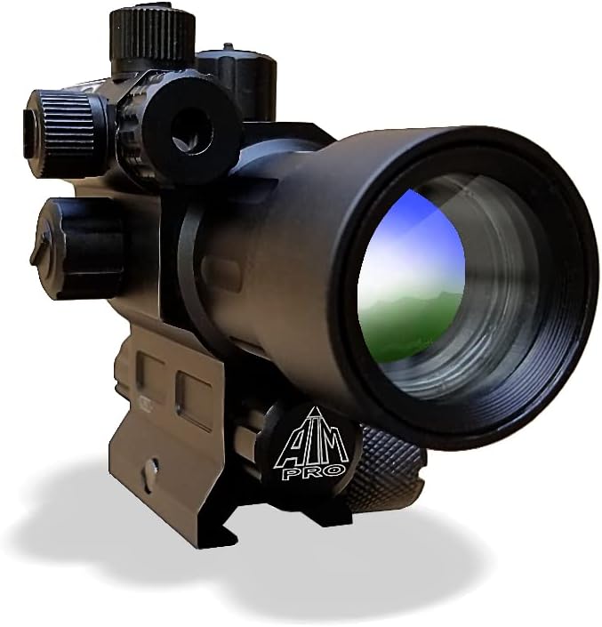 Tactical Red Dot Reflex Sight with Red Laser Combo