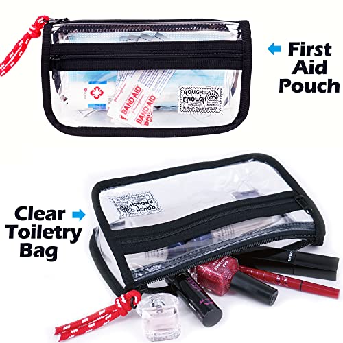 Rough Enough Clear Pencil Case Cute Pencil Bag Pouch For Girls Boys Kids Adults For School Office #TOP6