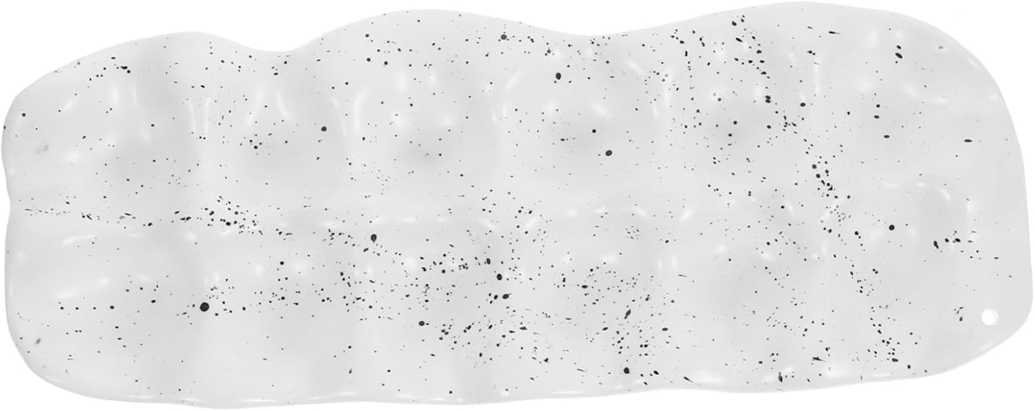 Garneck Ceramic Egg Tray for Refrigerator Egg Storage Holder with Unique Design Organizes and Preserves Freshness for Kitchen and