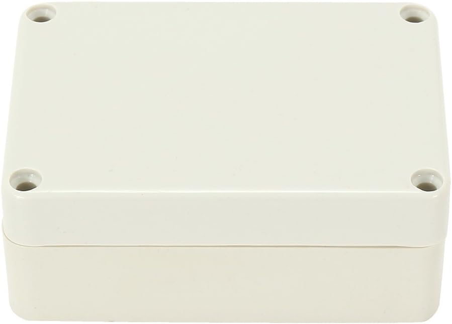 uxcell 3.3"x2.3"x1.3"(83mmx58mmx33mm) ABS Junction Box Universal Electric Project Enclosure Beige