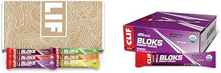 CLIFT BLOKS Energy Chews Variety & Mountain Berry Packs - Non-GMO Plant Based Fast Fuel for Cycling Running - 2.12 oz. (12 & 18 Count)