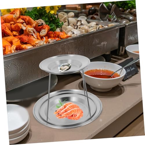 Support à desserts stable en acier inoxydable pour organiser un buffet de fête - 5
