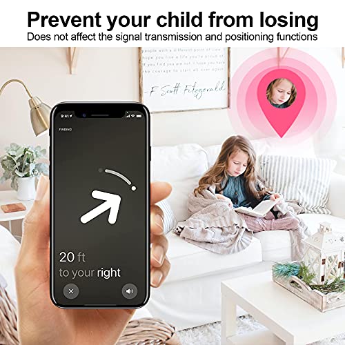 Image of Bracelet for AirTag Kids,Protective Cover for Air Tag with Nylon Wristband | Adjustable for Air Tag Bracelet,Anti Lost GPS Trackers Case Elastic Watch Band for Toddlers Girls Boys Elders