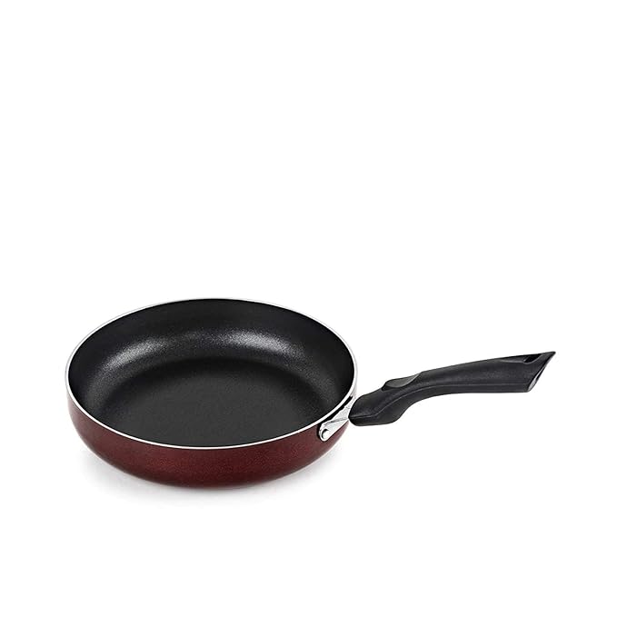 Cello Non Stick Induction Base Frying Pan/Tapper Pan, 220 mm, Cherry,Aluminium at Rs. 466