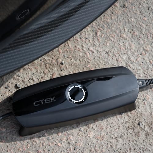 CTEK CS ONE 12V Smart Battery Charger - Adaptive Charging Technology, Car & Motorcycle Battery Maintainer with Polarity-Free Clamps, App Control, Reconditioning, Wake-Up & Supply Mode (GEN1) - Image 7