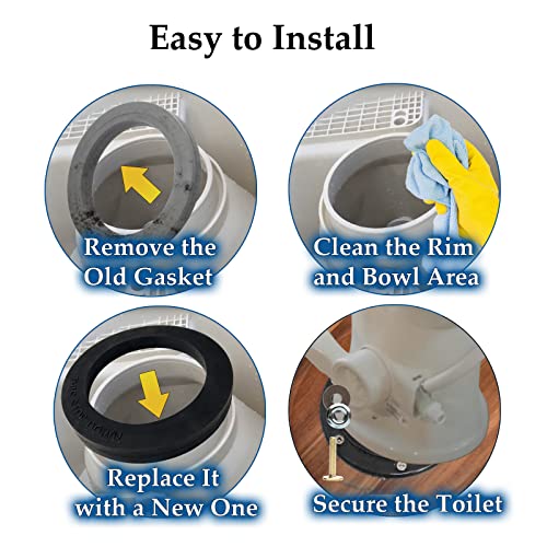 RV Toilet Seal, RV Toilet Gasket for 300 Series Toilet, RV Toilet