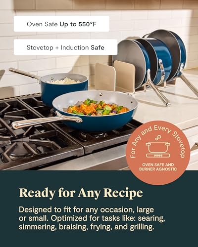image for Caraway 31-Piece Ceramic Cookware Bundle - Fry Pans, Saucepans, Sauté