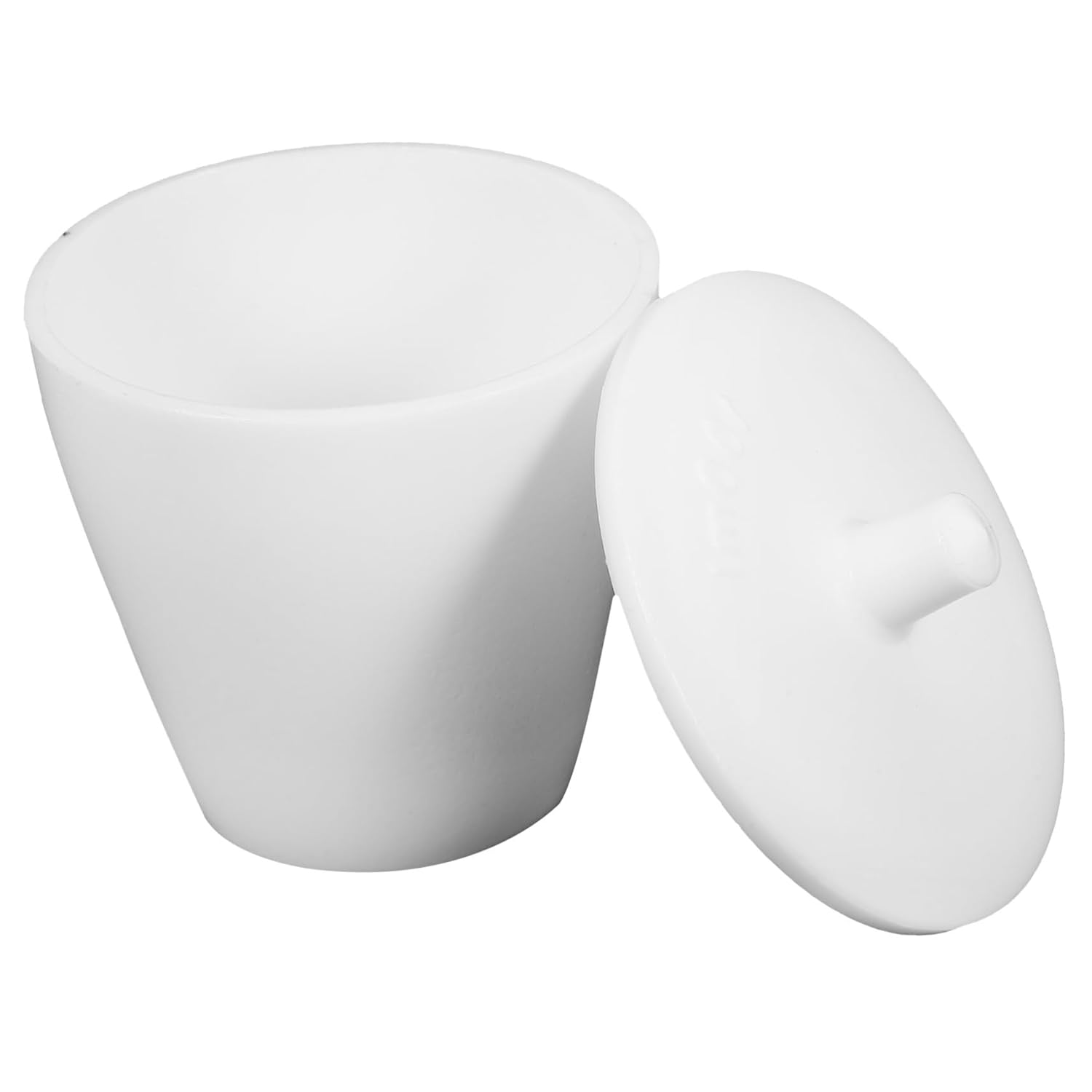 100ml Lab Crucible Cup for Science Experiments Crucible Bowl Cover Non-Stick PTFE