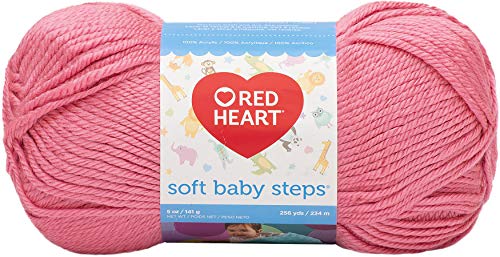 Red Heart Soft Baby Steps Yarn - Strawberry