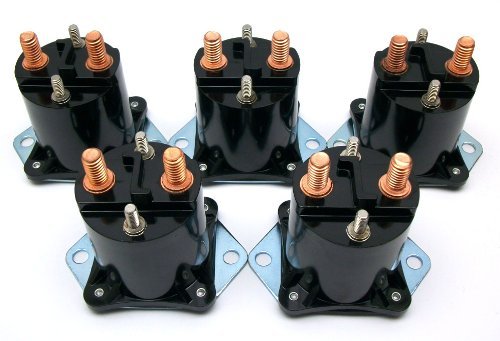 Club Car DS Electric Golf Cart 36-Volt Solenoid (1976–1998) | Set of 5 Heavy-Duty Replacement Solenoids