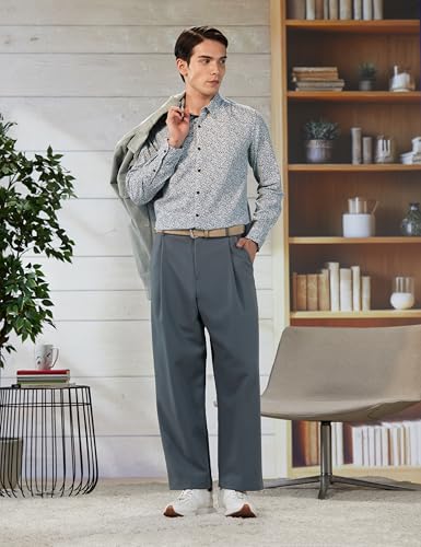 Image of Pepe Jeans Men's Casual Shirt | Trendy Printed Shirt for Men| Regular Fit | Full Sleeve | Available in Plus Size, Cotton