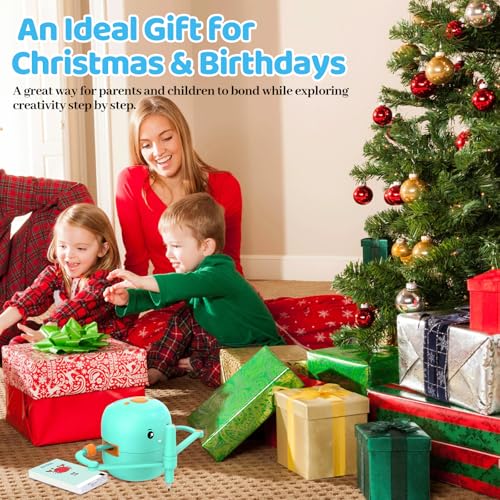 Drawing Robot for Kids with 150 Learning Cards and 17 Colorful Pens, Voice Interactive Educational Smart Art Painting Machine, Step-by-Step Drawing Guidance for Boys Girls Early Learning & STEM Toys - Image 9