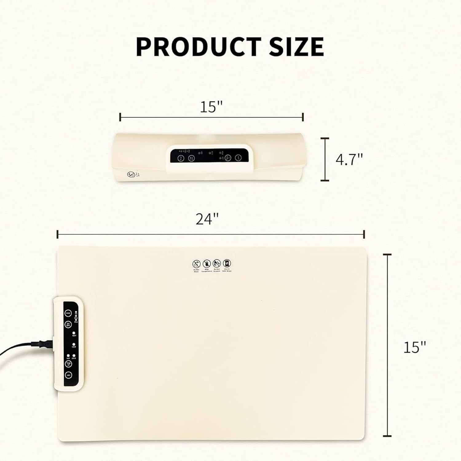 Calyrex Electric Heating Tray with 3 Temperature Settings, Silicone Heating mat with sync Lock for Kids, Fast Heating Tray, Plates - Image 5 thumbnail