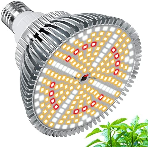 Grow Light Bulb for Indoor Plants | 30W Plant Light Bulb | Grow Bulb PAR38 | LED Grow Light Bulb E26 | 4000K Plant Growing Light Bulbs for Regular Lamp | 150 Watt Equivalent