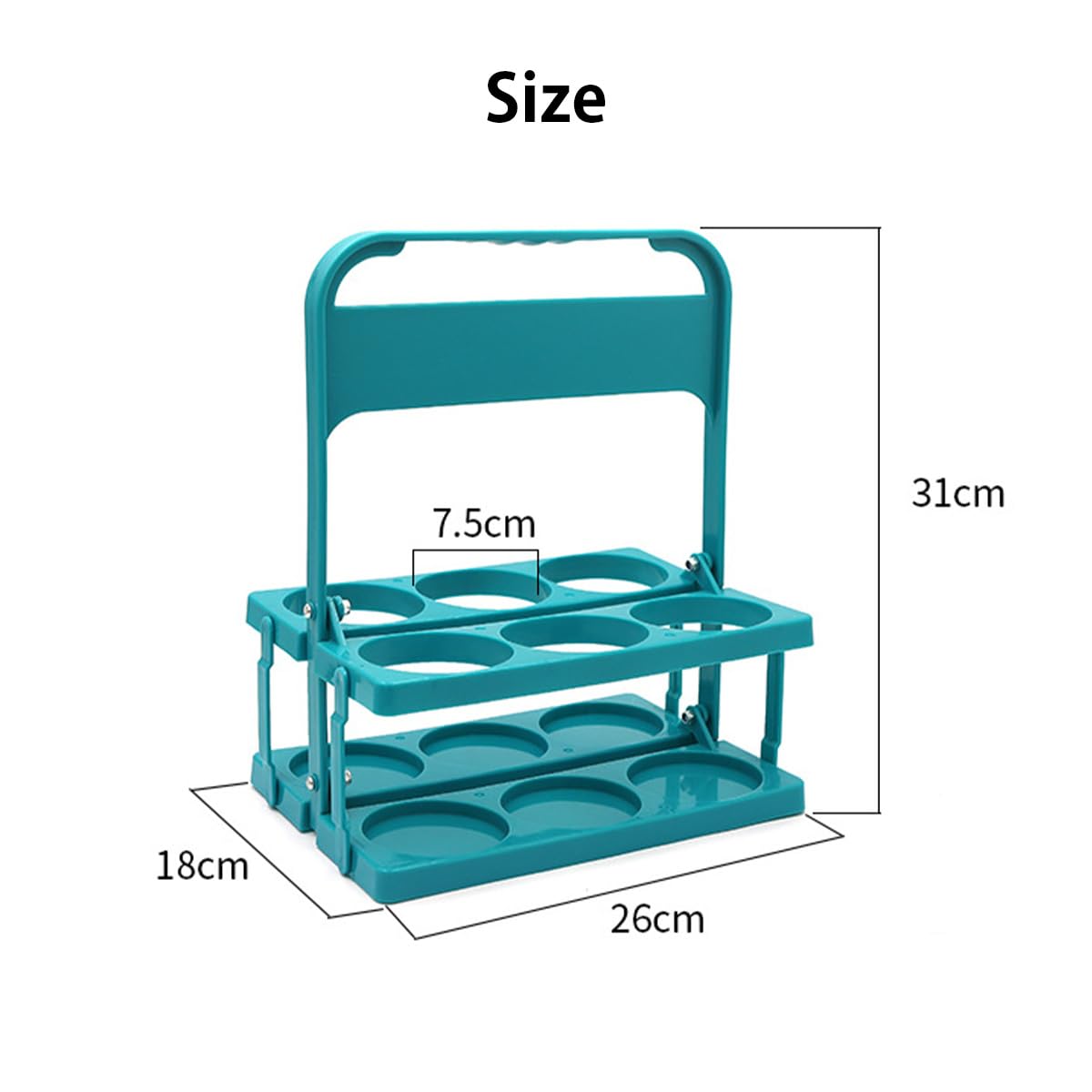 【タイムセール中】アンティーク風木製ボトルホルダー / ドリンクキャリーボックス 取っ手付き古木バスケット ボトルホルダー ボトルキャリー