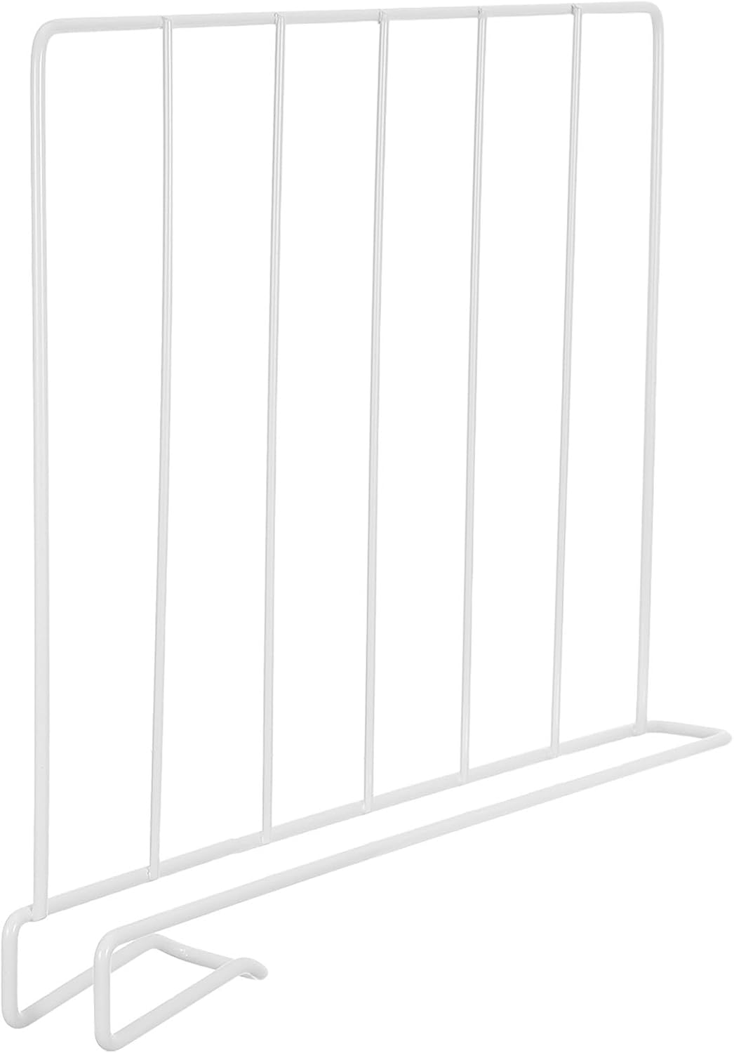 MAGICLULU Iron Shelf Divider for Cabinet Shelves, Small 35x25 White