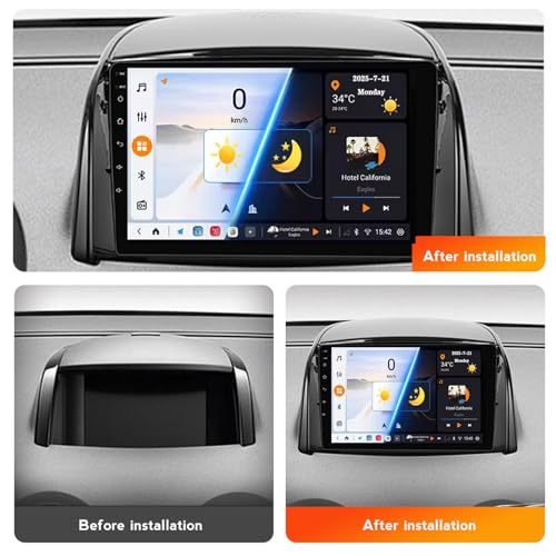 Navigation GPS Koleos 2008-2016 avec écran tactile 9 pouces Bluetooth