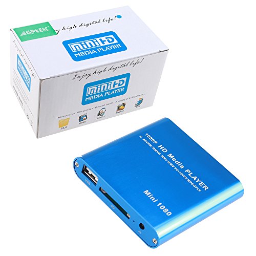 Agptek Mini 1080P Full Hd Digital Media Player - Mkv/ Rm-Sd/ Usb Hdd-Hdmi #TOP6