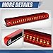 Auto Dynasty Full LED Rear High Mount Center 3rd Tail Brake Light Cargo Lamp Compatible with Chevy GMC C1500 C2500 C3500 K1500 K2500 K3500 Blazer Tahoe Yukon GMT400 88-00, Chrome Housing Red Lens