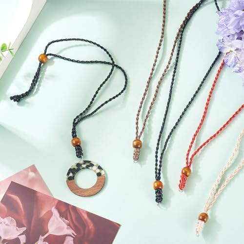 Cordon réglable en polyester ciré de qualité supérieure pour création bijoux