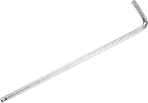 Miniatura 9 de uxcell Llave hexagonal de extremo de bola de 0.315 in, herramienta de reparación CR-V de brazo largo en forma de L, negro