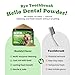 Dog Teeth Cleaning Powder, Dog Dental Powder and Cats Breath Freshener, Plaque Off Pet Tooth Cleaning lab co, Bad Breath & Tartar Remover for Dogs, Dog Teeth Cleaning with Enzymes- 60-Day Supply -Mint