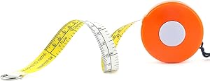 Zomanon LWQWJING Pi Diameter Circumference Tape Measure - Imperial and Metric 124inches / 315cm, Use for Measuring Cylindrical Objects (Pipe Tape, Tree Tape)