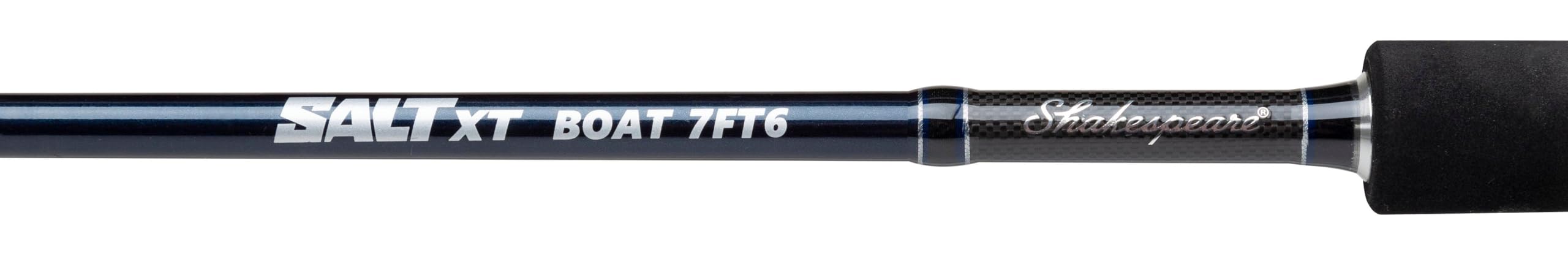 Shakespeare SALT XT Canna da barca | Canna da pesca in mare super sottile in carbonio per merluzzi, merluzzi gialli e altro | Per la pesca d'altura, in acque profonde e sui relitti | 20-30lb, 2,28m