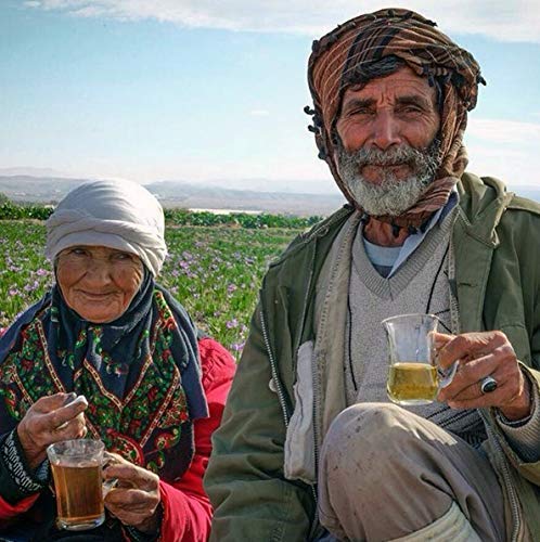 Zaffrus - Super-Premium All Red Saffron Threads For Cooking Saffron Rice, Risotto, Paella, Persian Tahdig, Tea, Golden Milk (3 Grams / .105 Oz) #TOP4