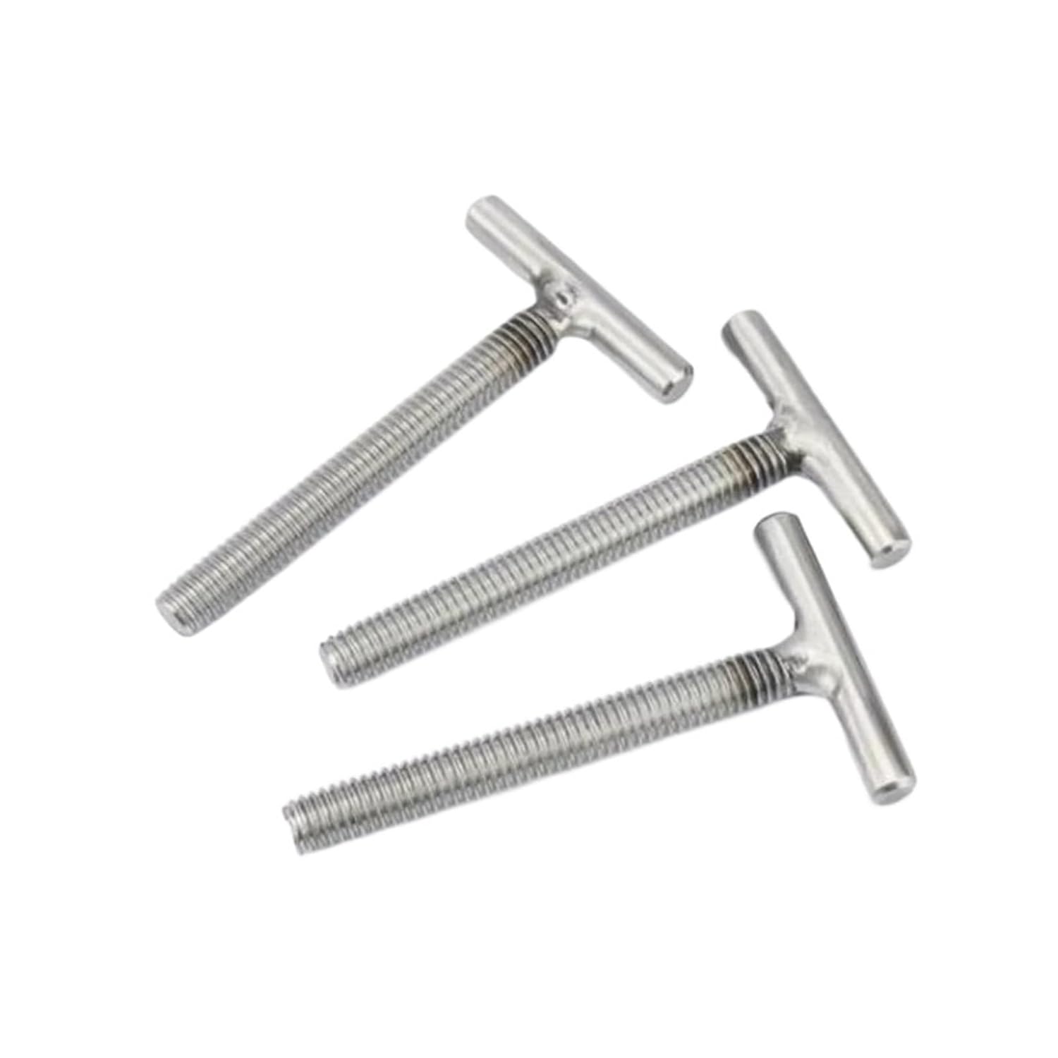 1-20pcs M4 M5 M6 M8 M10 M12 M14 M16 304 Stainless Steel T-Welding Screw T-Shaped Cylindrical Welding Bolt(60mm,M10-2pcs)