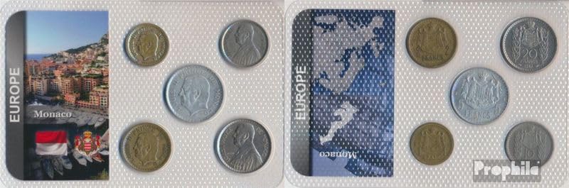 Monedas de Mónaco para coleccionistas regalo histórico Prophila desde 1950