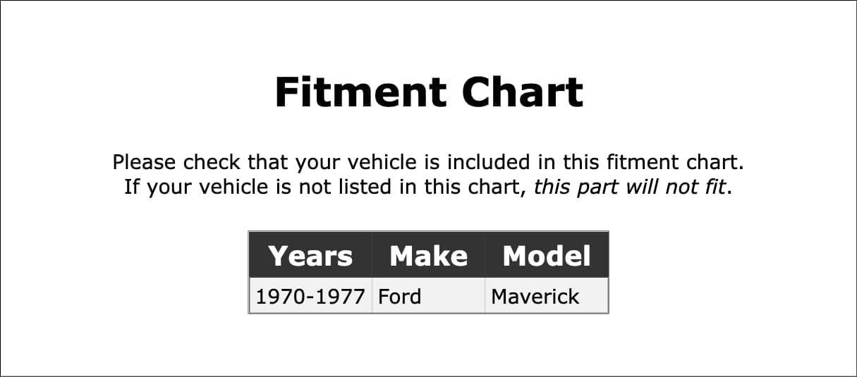 Front Suspension Strut Rod Bushing Kit Compatible With Ford Maverick 1970 1971 1972 1973 1974 1975 1976 1977 PC-195933