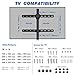 Rfiver Swivel Floor TV Stand with 90 Degree Swivel for 32-65 inch LCD LED TV, Modern Simple Design Black Corner TV Floor Stand with Round Glass Base, VESA 400x400 mm