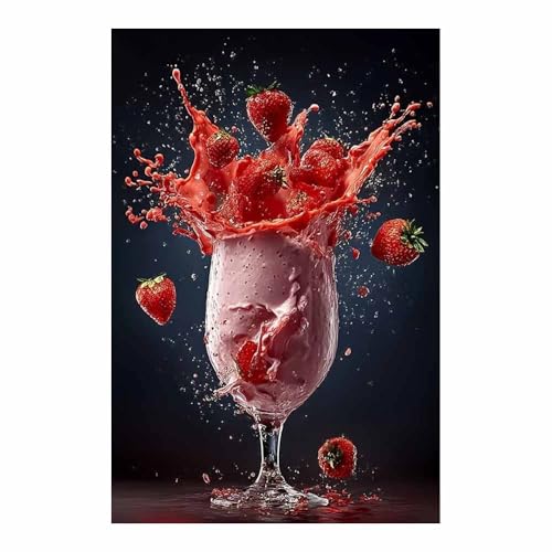 Tableau décoration murale fleurs rouge pour sublimer l'ambiance de votre cuisine moderne