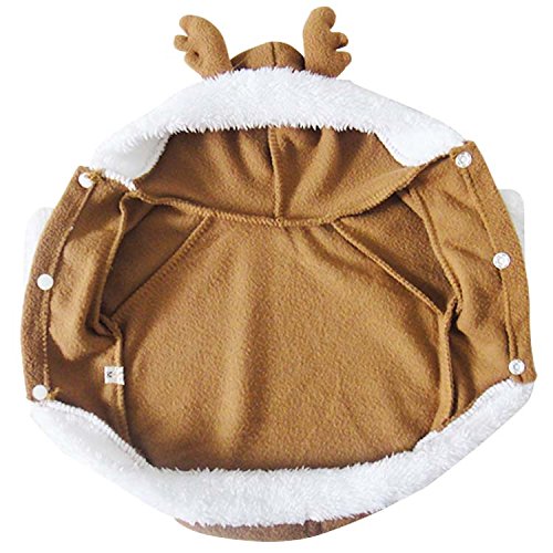 Fantasia de rena de Natal Filhome para cachorro, cachorro, fantasia de alce para animais de estimaçã