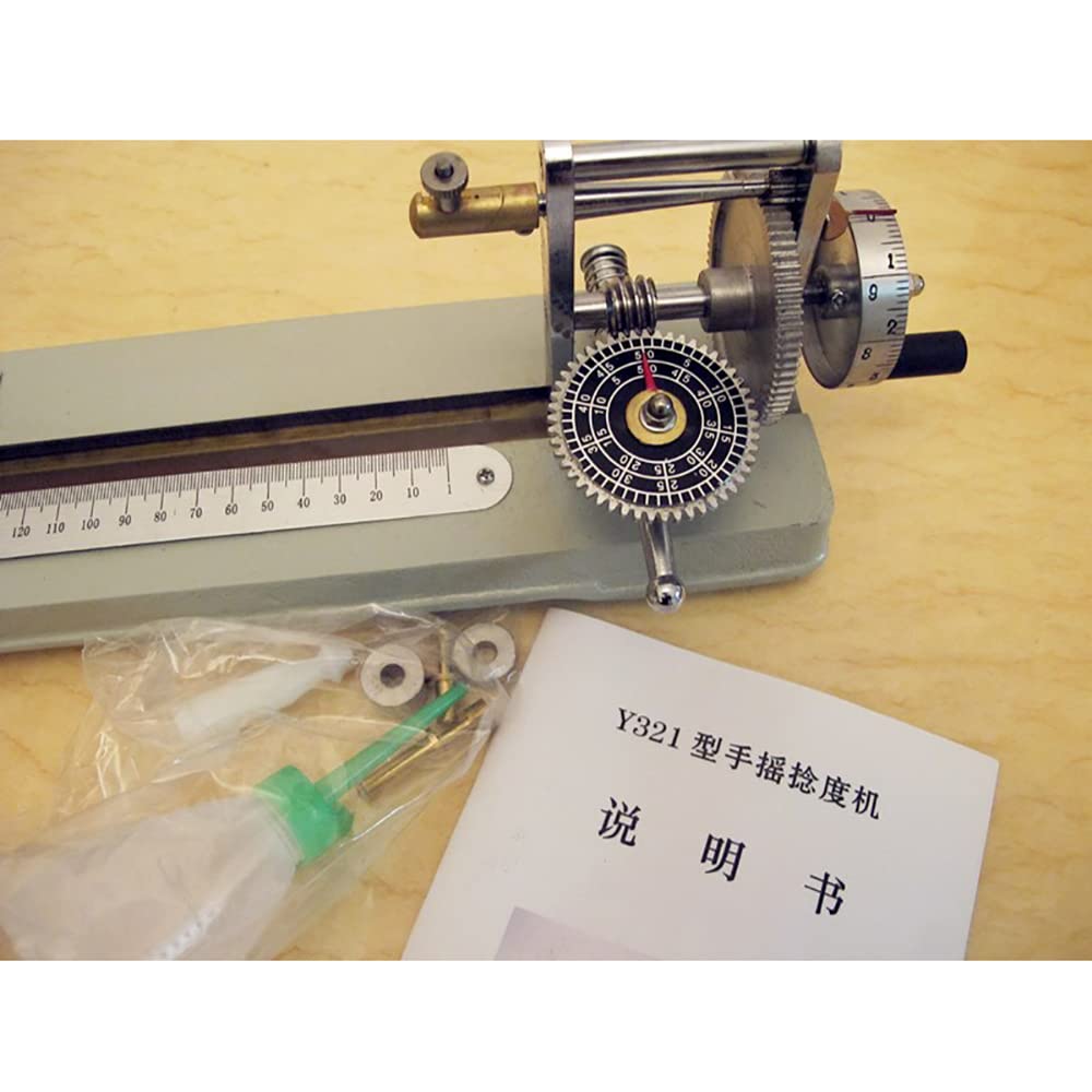 Y321 Manual Yarn Twist Tester Counter Fiber Textile Testing Machine Equipment Twisting Machine Twist Determination