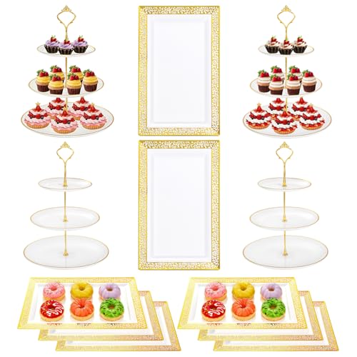 Supernal 10 Pack Dessert Table Display Set -4 Sets 3