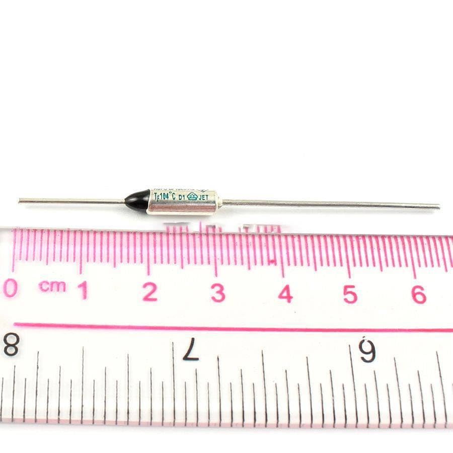 10Pcs Thermal Fuse Cutoff TF 104 Degree 250V 10A BF104