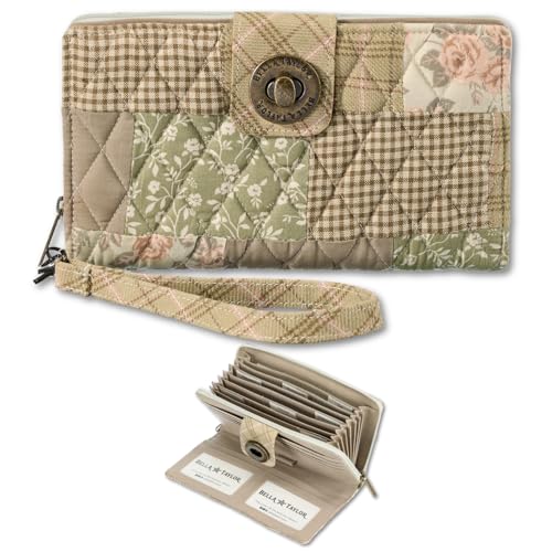 Bella Taylor Cash System Wallet, Budget Envelope, Cameo Rose Patchwork