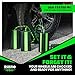 Rhino USA Heavy Duty Rubber Wheel Chocks for Trucks, Trailers, Tires, RVs & Air Planes - Durable, Non-Slip Chocks for Maximum Safety