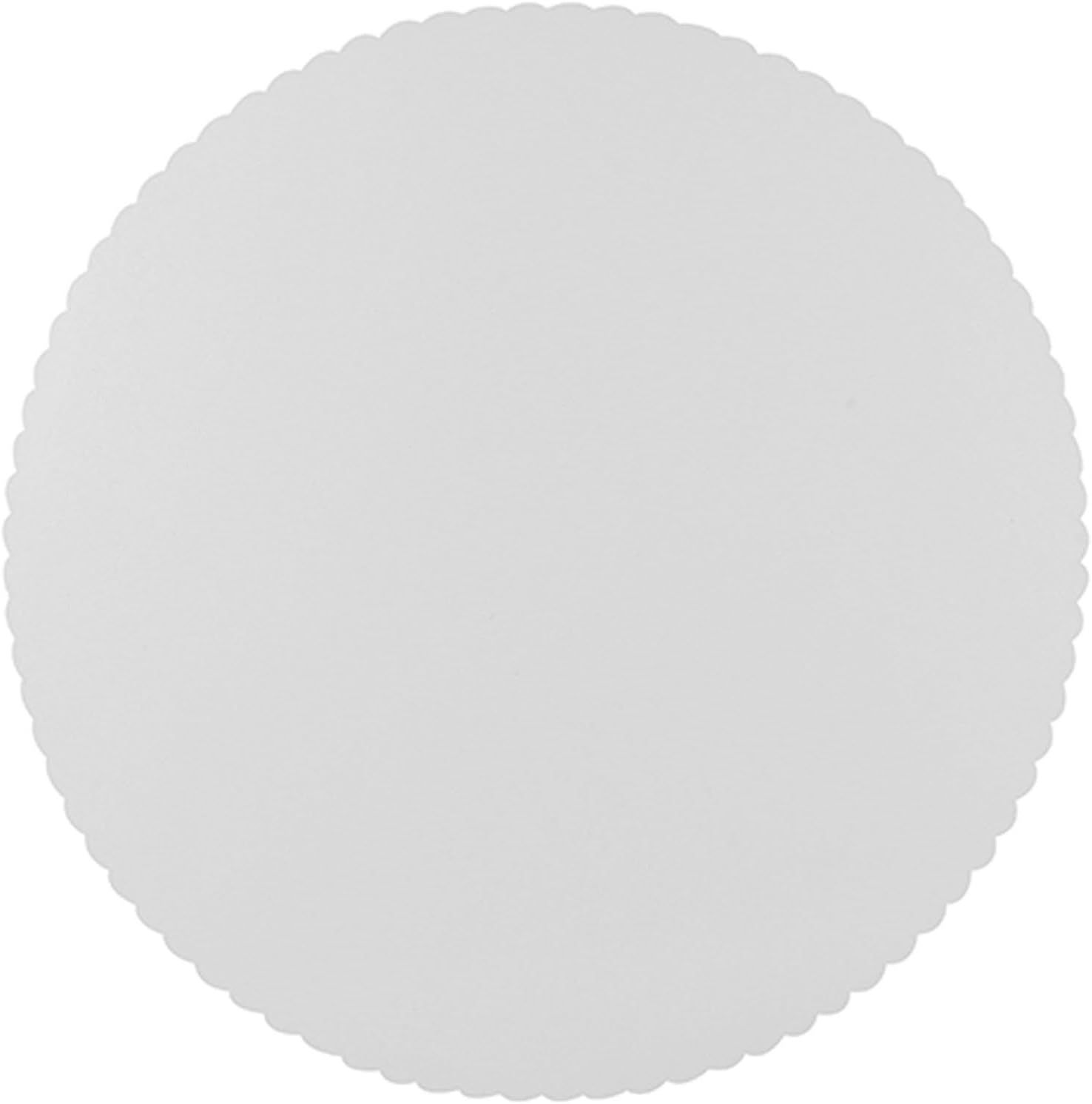 PAPSTAR Pure 1235 Round White Cardboard Cake Bases with 30 cm Diameter [32 Packs of 10]