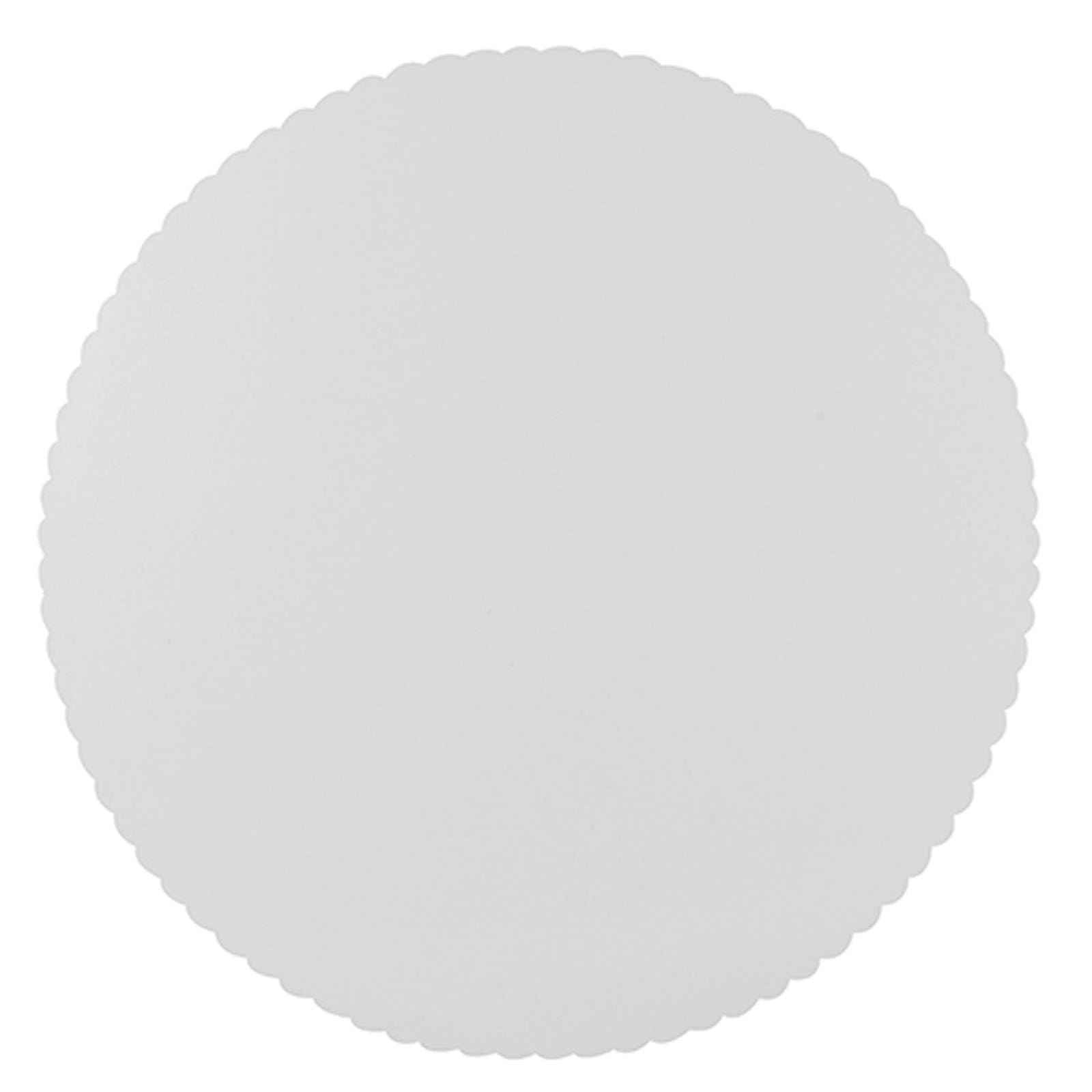 Papstar Pure 1235 Round White Cardboard Cake Bases with 30 cm Diameter [32 Packs of 10]