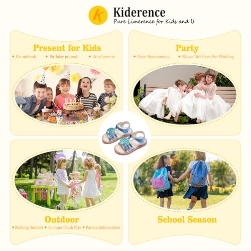 Image of Kiderence Toddler Girls Sandals Little Girls Kids Summer Shoes Toddler Sandals
