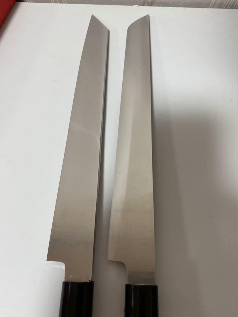 新品・未使用 柳刃包丁 刺身包丁 和包丁 反り刃 2本セット 柳刃包丁 刺身包丁 和包丁 反り刃 2本セット 柳刃 和包丁」