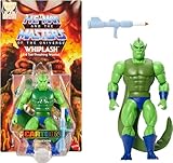 Masters of the Universe Origins Action Figure Cartoon Collection Whiplash, 5.5-inch 1980s Motu TV Tailed Villain, Detailed Design & Rocket Launcher