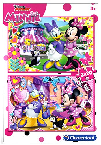 Preisvergleich Produktbild Puzzle 20 Teile - 2 Puzzles - Minnie Mouse