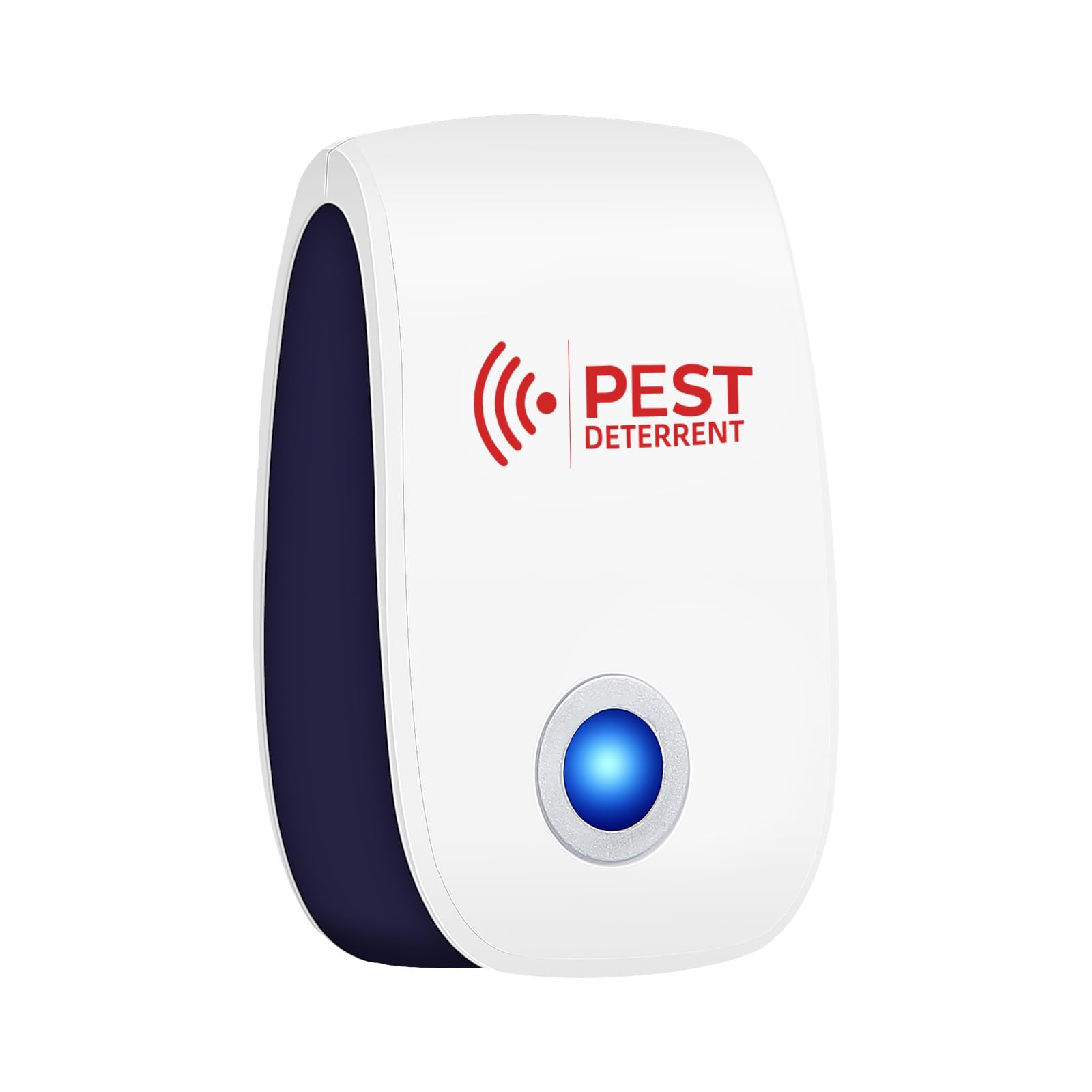 Repelente electrónico ultrasónico de control de plagas para cucarachas, roedores, ratones, insectos, arañas, repelente de ratones, repelente ultrasónico para el hogar, oficina, cocina (paquete de 10)