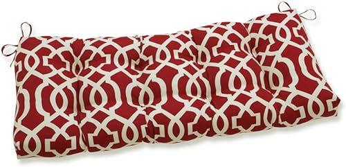 Miniatura 7 de Pillow Perfect - 652641 Cojín de banco o columpio, 60 x 18 pulgadas, negroblanco